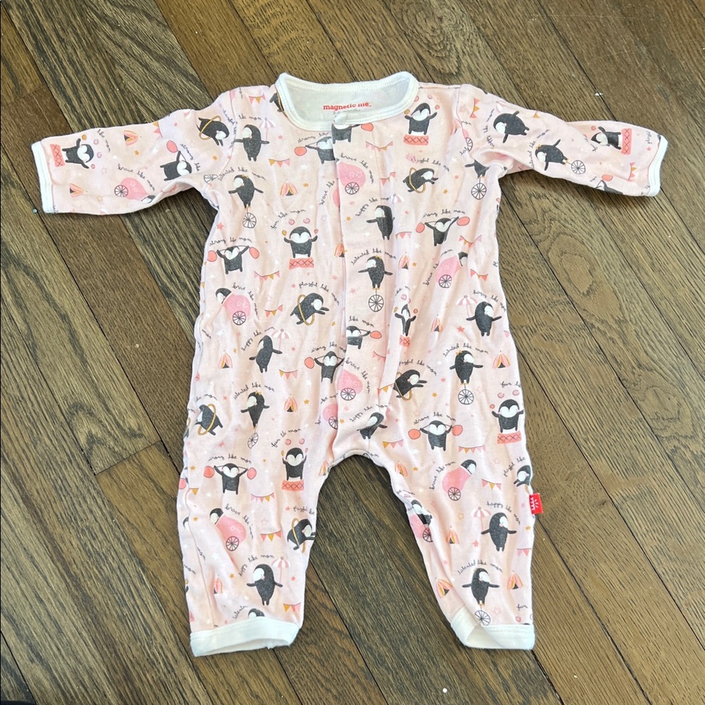 Magnetic Me Pink Penguin Kids Footie